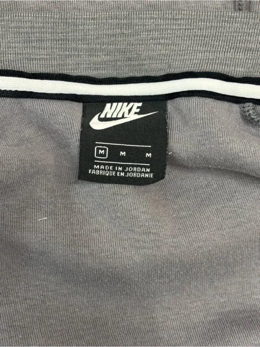 Nike Men's Sportswear Optic Full-Zip Hoodie - Heather Dark Gray Medium 472